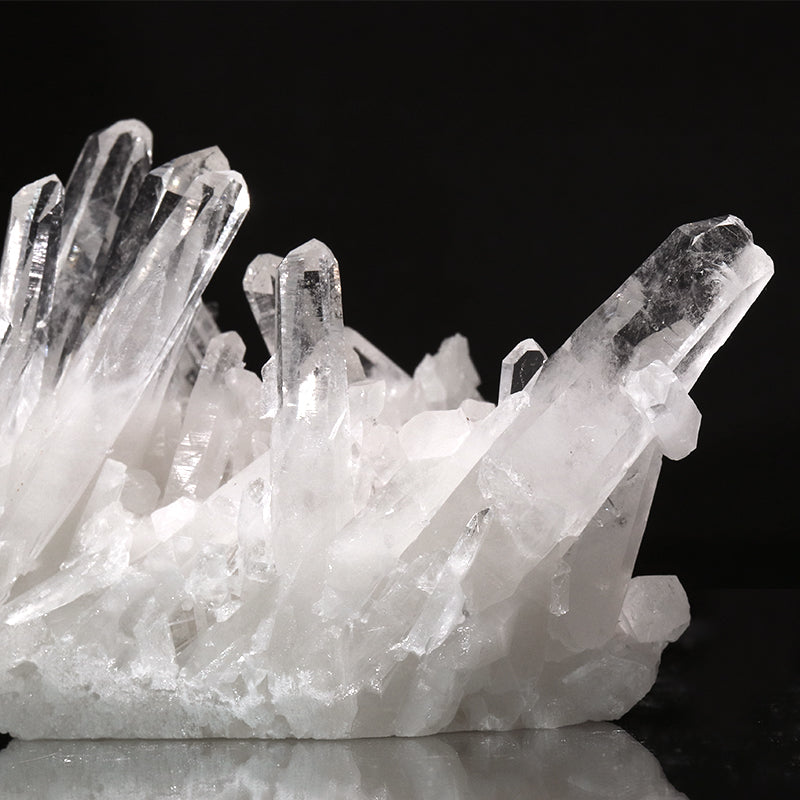 クラスター　四川省水晶＜中国/四川省産＞　約125～130g　ランダム発送  [co-g1788]