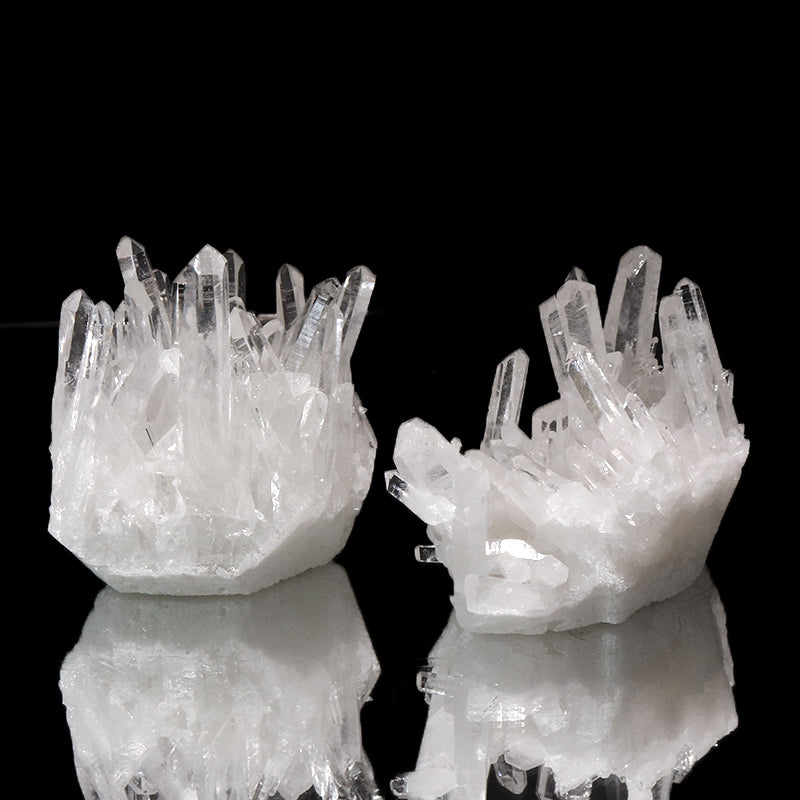 クラスター　四川省水晶＜中国/四川省産＞　約125～130g　ランダム発送  [co-g1788]