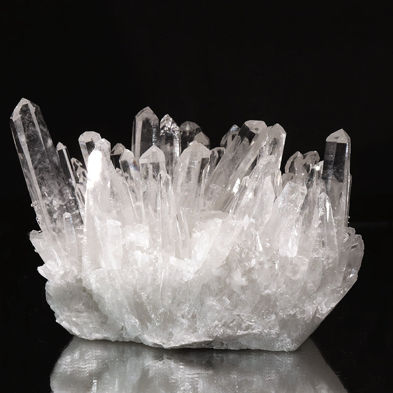 クラスター　四川省水晶＜中国/四川省産＞　約380g　ランダム発送  [co-g1794]