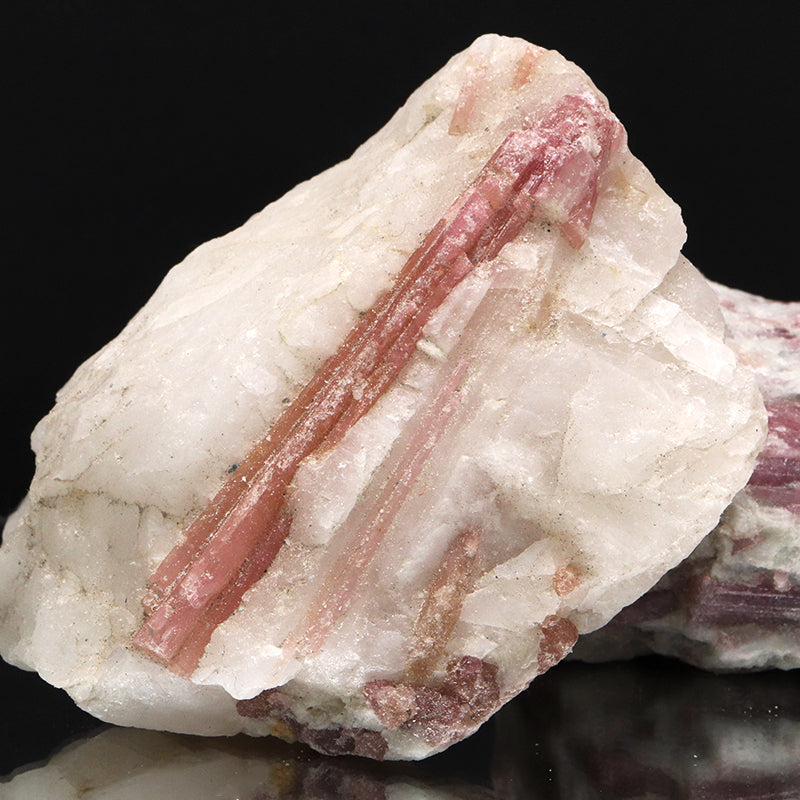 Pink Tourmaline Rough Stone (Brazil) Approx. 390-410g, Random Shipment [co-g1802]