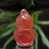 【一点物】彫り物　ピンクトルマリン＜ブラジル産＞　瓢箪　約10.2×17.0mm [co-g0925]