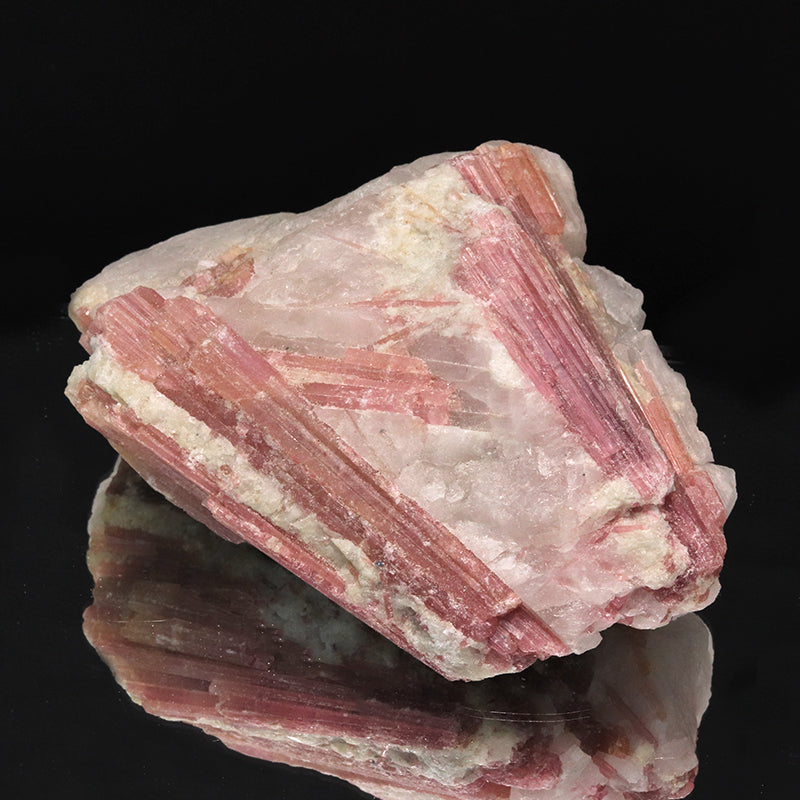 Rough Pink Tourmaline from Brazil, Approx. 1.1kg, Random Shipment [co-g1806]