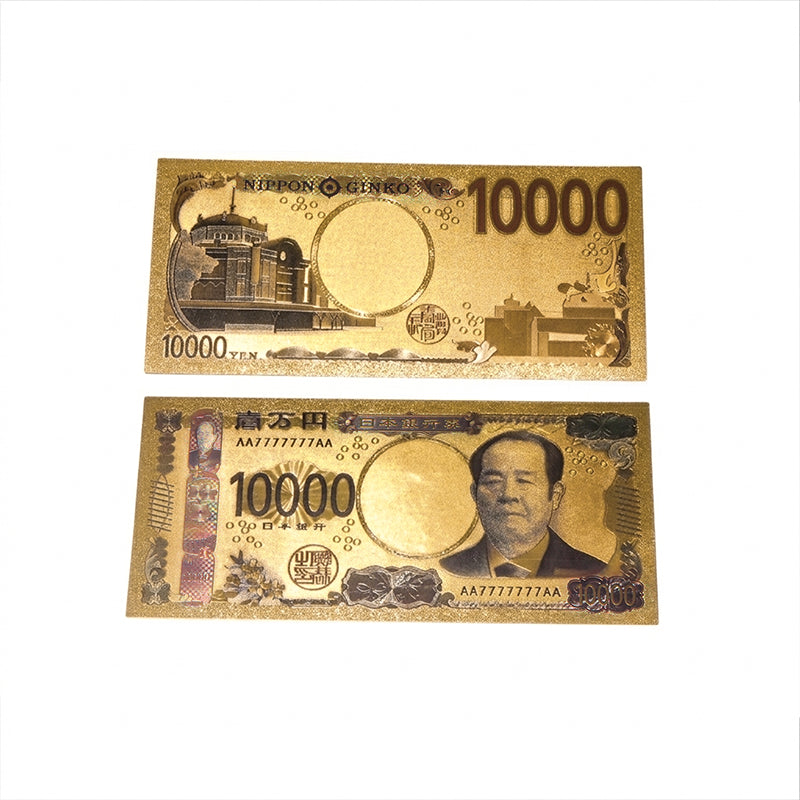 新金運札　1万円札　金　渋沢栄一 [co-g3006]