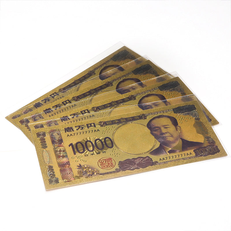 新金運札　1万円札　金　渋沢栄一 [co-g3006]