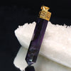 Sugilite Pendant Top (South African) Point Shape, Silver 925 Gold [co-g1830]