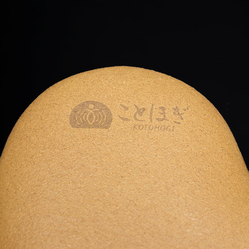 【ことほぎ】北投石かっさ　ハート型 　専用ケース付[co-g2526]