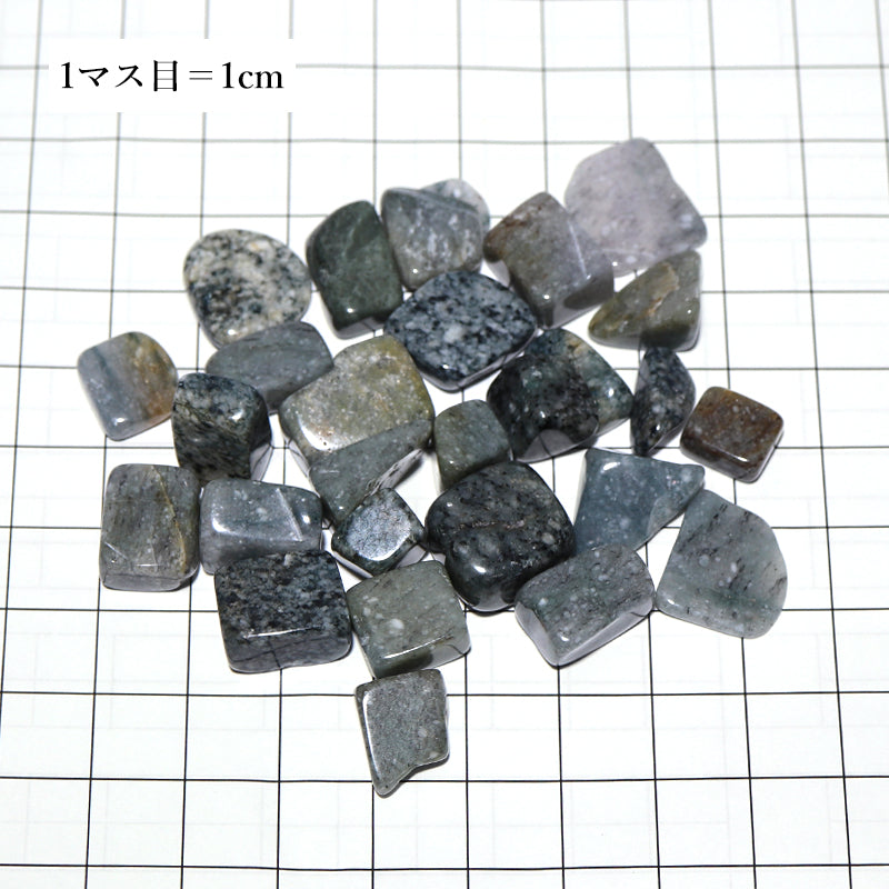 【日本銘石】北海道青石＜北海道産＞　さざれ　約100g [co-g2532]