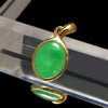 Get 30% off when you purchase 10 or more eligible items. Automatic discount at checkout. Jadeite Pendant Top (Myanmar), approximately 9mm x 11mm, in 925 silver and gold [co-g0957]