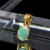 Get 30% off when you purchase 10 or more eligible items. Discount automatically applied at checkout. Emerald Pendant Top from Brazil, Oval Cut, Approx. 6-8 x 7-10mm, Silver 925 [co-g1853]