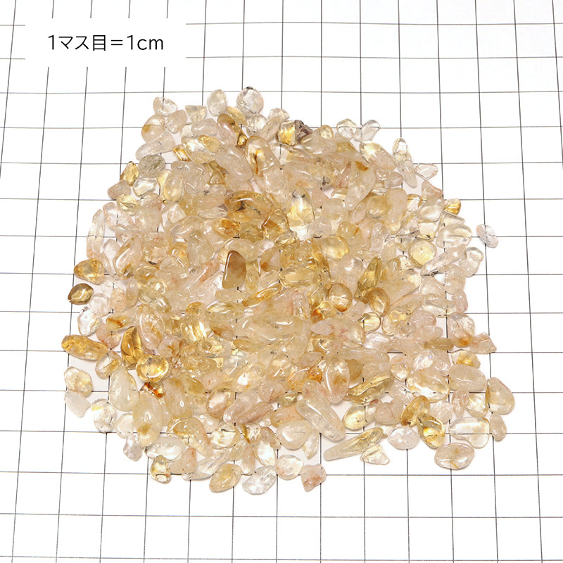 さざれ　天然シトリン　小粒　約2mm～6mm　約1kgパック  [gr-g1085]