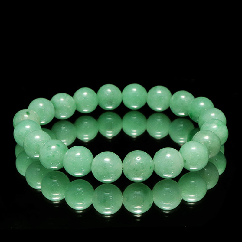 ブレス　翡翠＜ミャンマー産＞　丸　約10mm  [co-g1875]