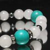 [No Discount] Special Price Design Bracelet: Dyed Turquoise, Quartzite, and Hematite. Random Shipment [co-g1877]