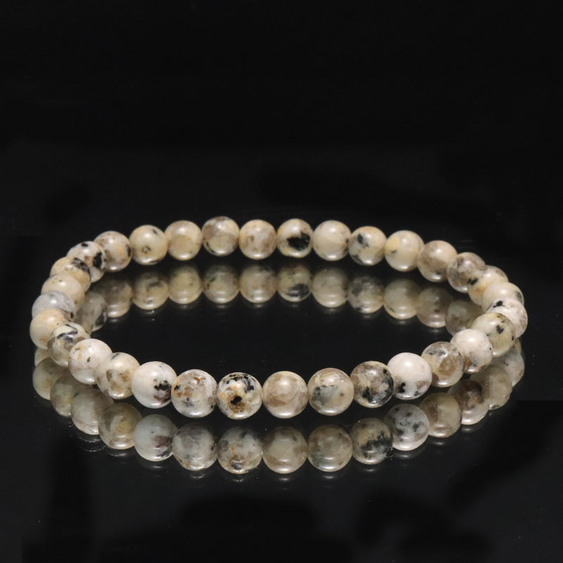 【12/31まで1月誕生石20％OFF(決済時に自動割引)】【日本銘石】ブレス　釈迦ヶ岳産　伊勢石＜三重県釈迦ヶ岳産＞　丸  [br-g8229]