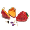 Special Offer: Strawberry Jewelry Box, Approx. 3.7cm x 5.6cm, Zinc Alloy, Random Shipment [co-g1010]