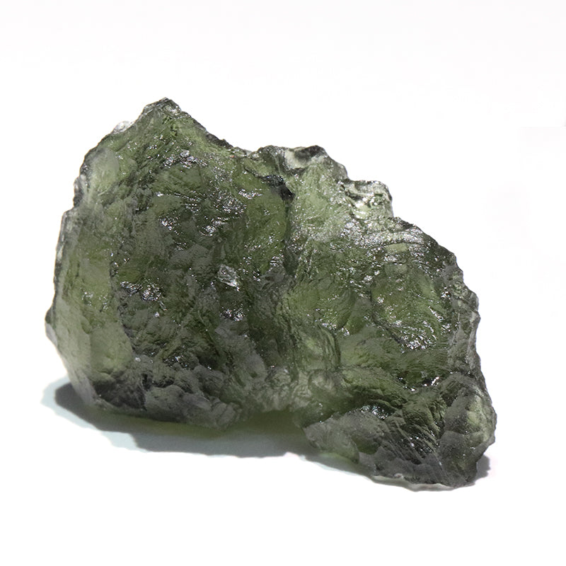 原石　モルダバイト　チェコ産　約5.8～5.9ｇ　ランダム発送　ケース付き  [co-g1907]