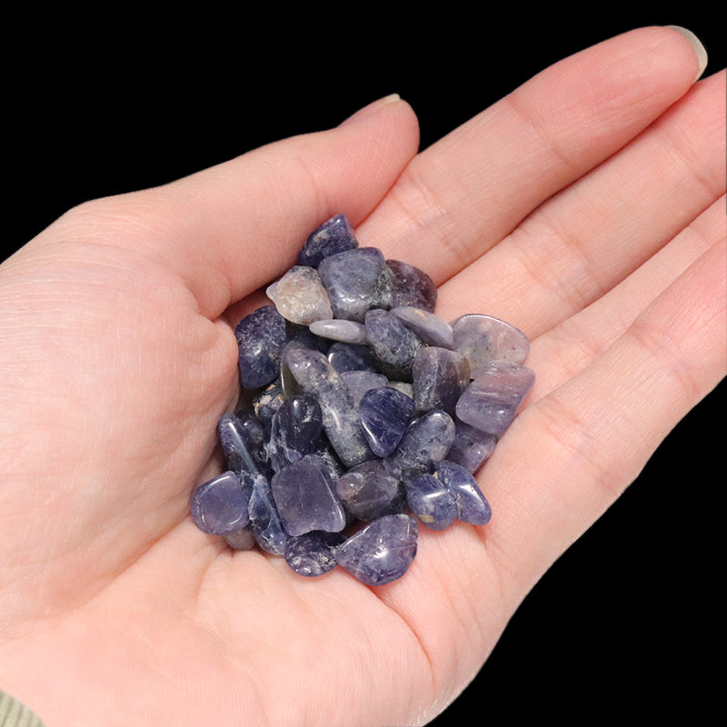 さざれ　アイオライト　約3～6mm　約100g  [co-g1912]