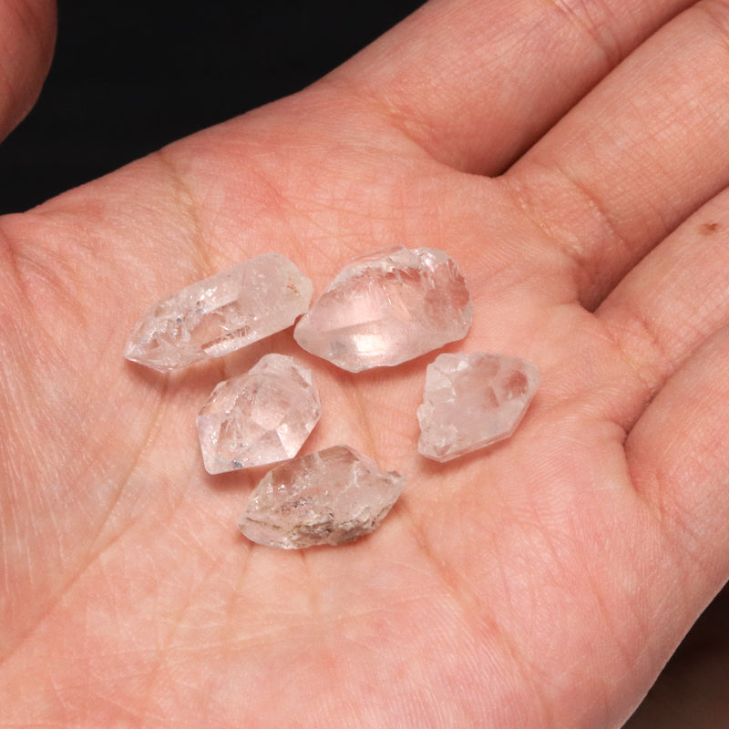 原石　ハーキマークォーツ＜パキスタン産＞　小　約0.5～1.8cm  [co-g1935]