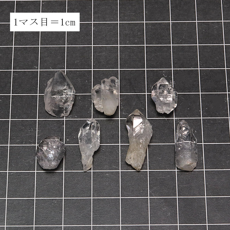 原石　ハーキマークォーツ＜パキスタン産＞　小　約0.5～1.8cm  [co-g1935]