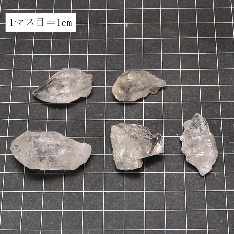 原石　ハーキマークォーツ＜パキスタン産＞　大 　約2.5～4cm [co-g1936]