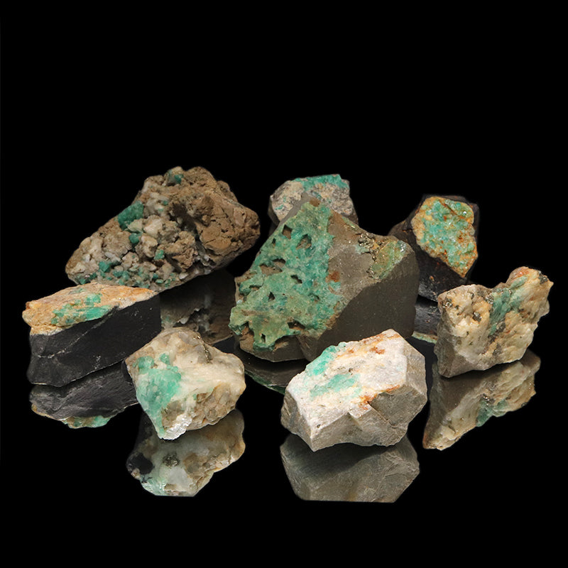 原石　エメラルド　コロンビア産　約3～7cm　ランダム発送 [co-g1937]