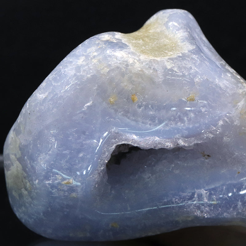 原石　ブルーレースアゲート　ブラジル産　ランダム発送  [co-g1948]