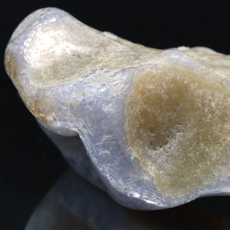 原石　ブルーレースアゲート　ブラジル産　ランダム発送  [co-g1948]