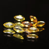[20% OFF Aquarius Zodiac Stone until January 19th (Automatic Discount at Checkout)] Loose Fancy Sapphire <Sri Lanka> Yellow Marquise Cut [co-g1047]