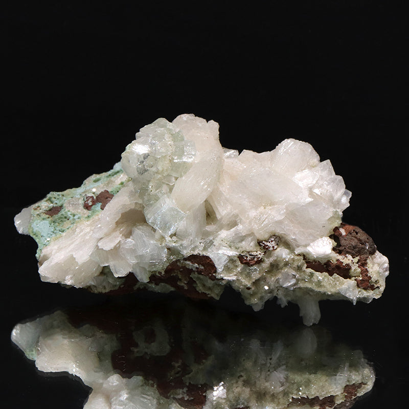 【特別価格】原石　グリーンアポフィライト×スティルバイト×モルデナイト　共生鉱　インド産　 [co-g1954]