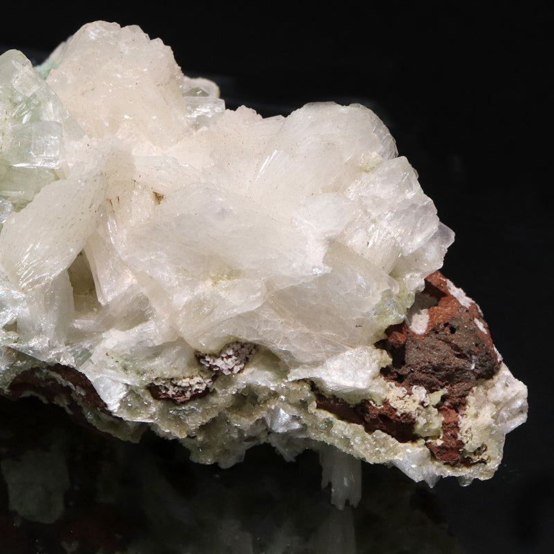 【特別価格】原石　グリーンアポフィライト×スティルバイト×モルデナイト　共生鉱　インド産　 [co-g1954]