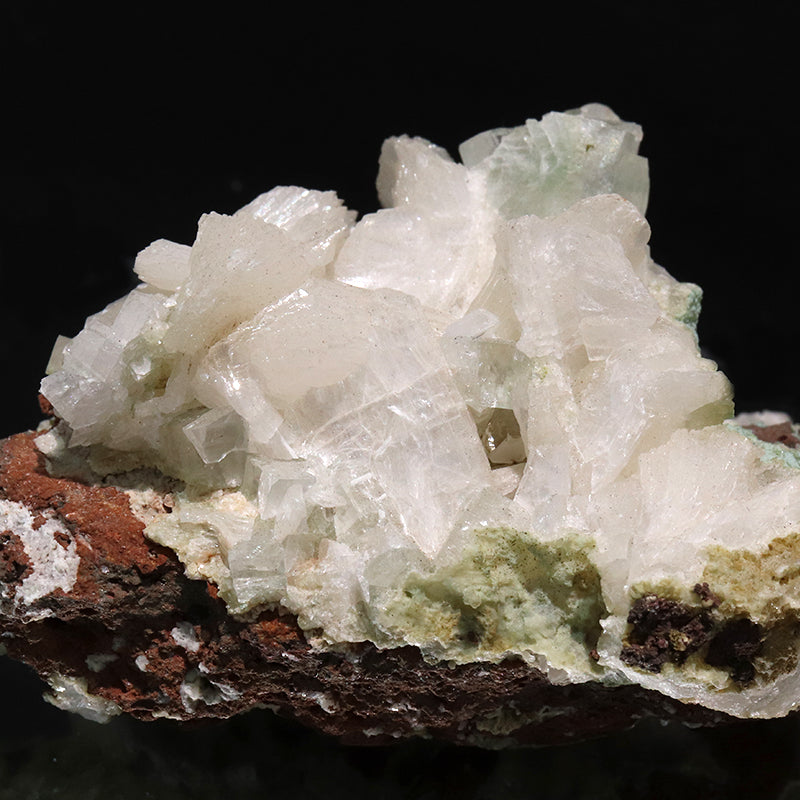 【特別価格】原石　グリーンアポフィライト×スティルバイト×モルデナイト　共生鉱　インド産　 [co-g1954]