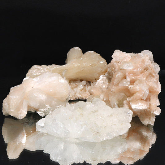 【特別価格】原石詰め合わせセット　アポフィライト×スティルバイト×ヒューランダイト　約10個入り　インド産  [co-g1957]