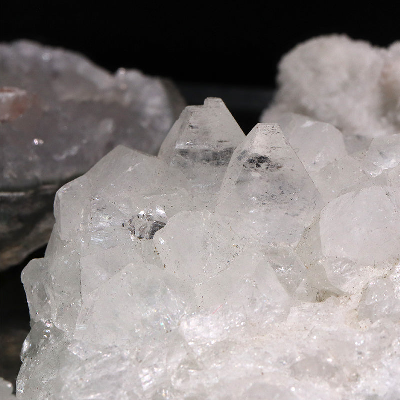 【特別価格】原石詰め合わせセット　アポフィライト×スティルバイト×モルデナイト×カルセドニー　約8個入り　インド産  [co-g1958]