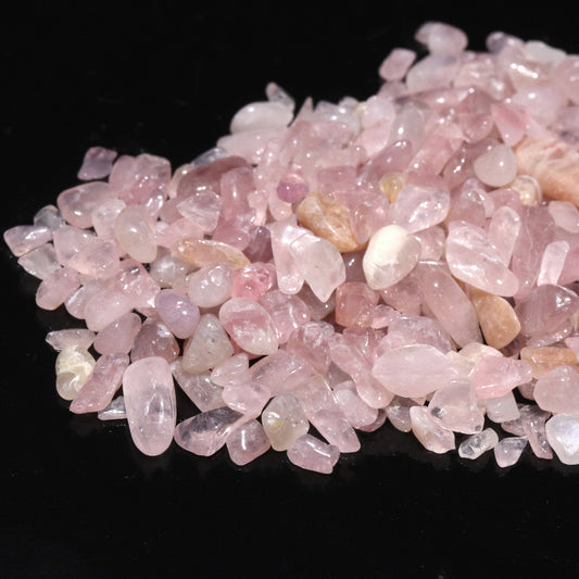 さざれ　ディープローズクォーツ　約3～5mm　約1kg  [co-g1959]