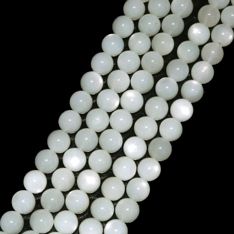 連　ホワイトムーンストーン＜タンザニア産＞　丸  [co-g1962]
