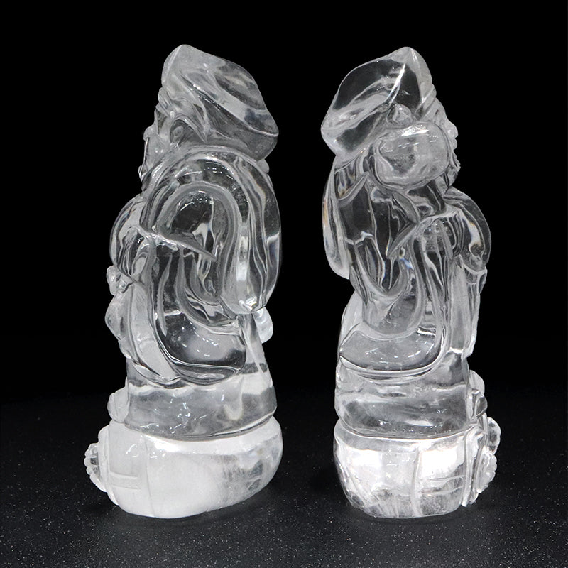 彫り物　水晶　大黒天 [co-g2005]