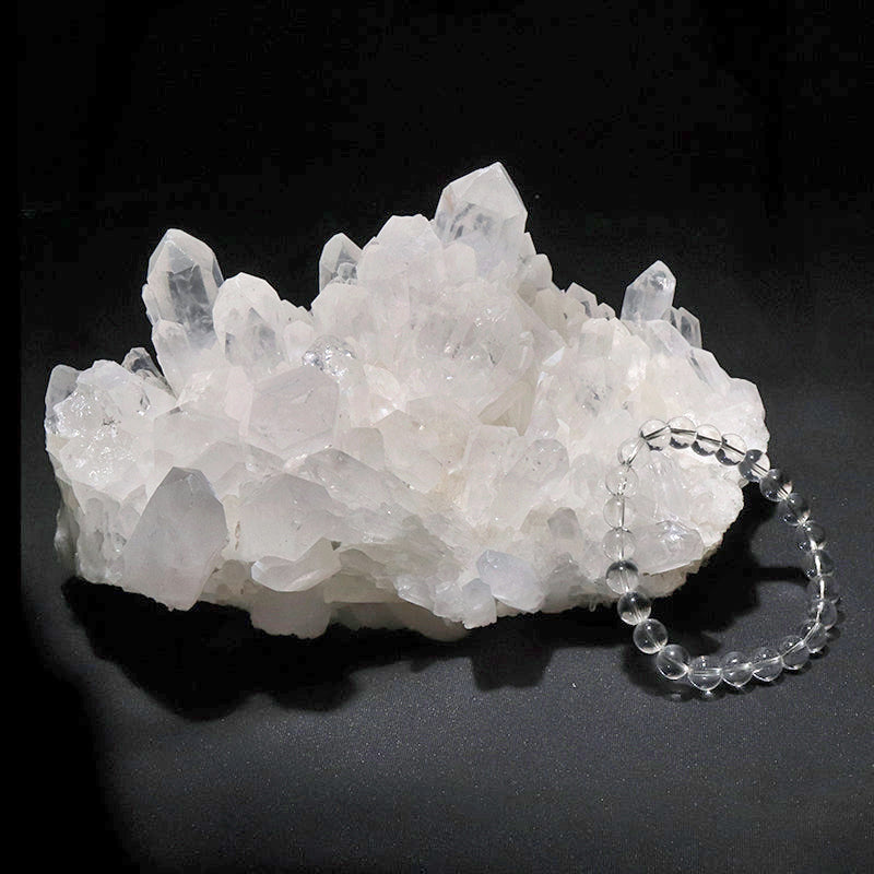 水晶＜マダガスカル産＞　クラスター　約17〜22×約11〜15cm [co-g3121]