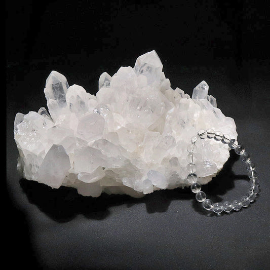 水晶＜マダガスカル産＞　クラスター　約17〜22×約11〜15cm [co-g3121]