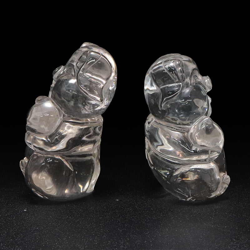 彫り物　水晶　豚 [co-g2006]