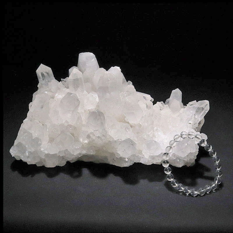 水晶＜マダガスカル産＞　クラスター　約17〜22×約11〜15cm [co-g3121]