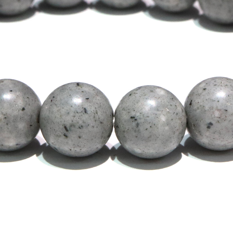 【日本銘石】　ブレス　青海薬石　＜新潟県産＞　丸  [br-g8053]