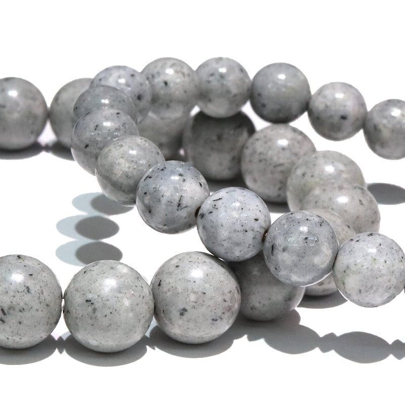 【日本銘石】　ブレス　青海薬石　＜新潟県産＞　丸  [br-g8053]