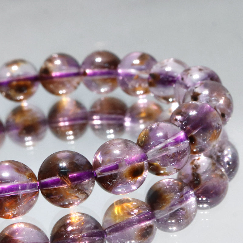 【動画】ブレス　カコクセナイトインアメジスト＜ブラジル産＞　丸 [co-g2024]