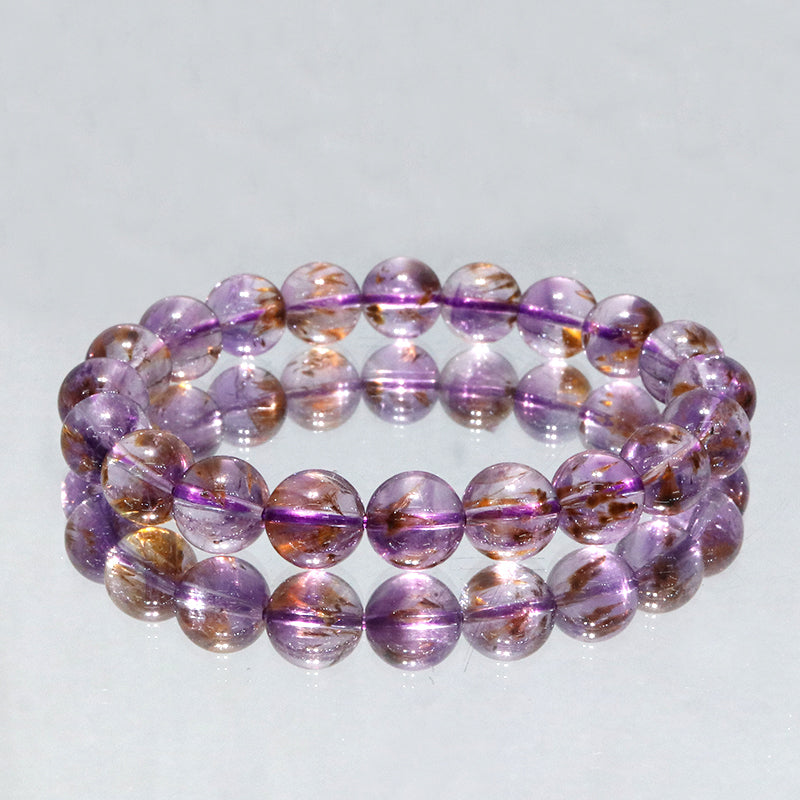 【動画】ブレス　カコクセナイトインアメジスト＜ブラジル産＞　丸 [co-g2024]