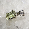ライムイエローアパタイト＜ブラジル産＞　原石　約6.8～11.1×9～14.5cm　Silver925　シルバー [co-g2587]