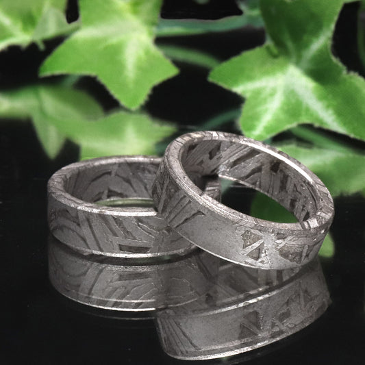 指輪・リング　アルタイ隕石＜中国/新疆ウイグル産＞　角タイプ  [co-g2027]