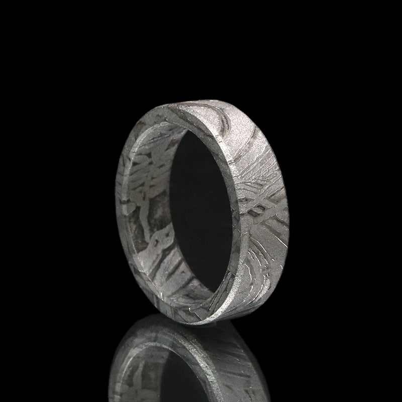 指輪・リング　アルタイ隕石＜中国/新疆ウイグル産＞　角タイプ  [co-g2027]