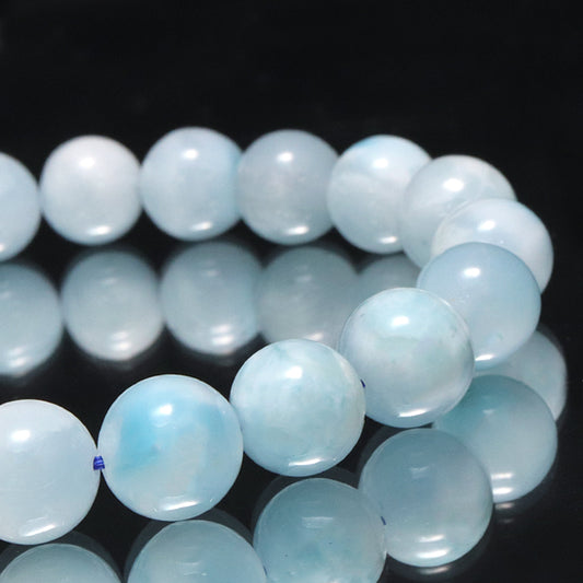 ブレス　アイスラリマー＜ドミニカ産＞　丸 [co-g2030]