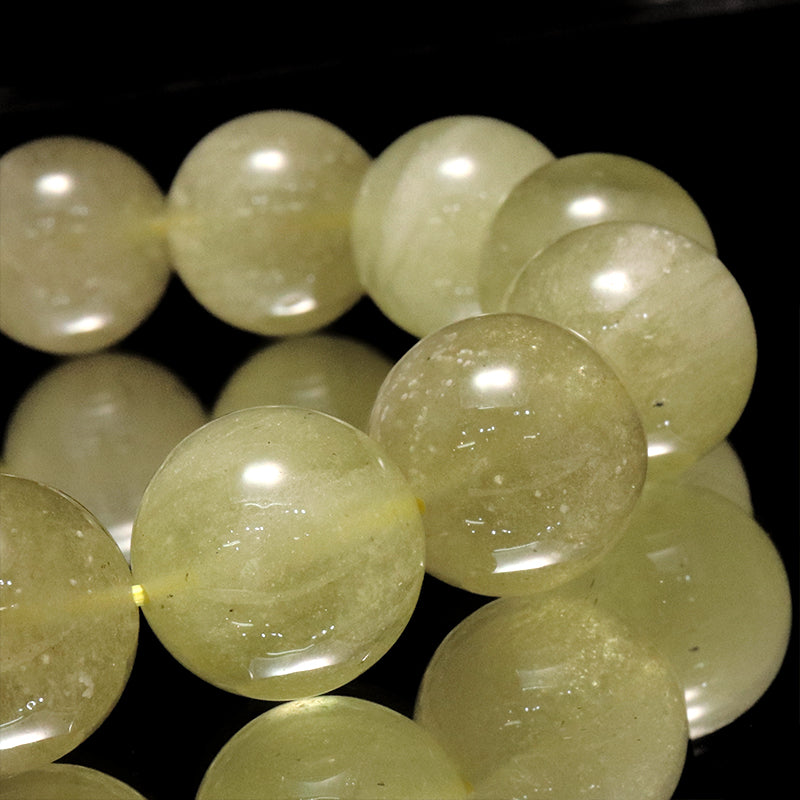 ブレス　リビアングラス＜エジプト産＞　丸 [co-g2040]