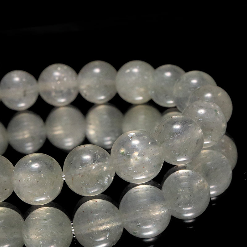 ブレス　ホワイトストロベリークォーツ＜ブラジル産＞　丸  [co-g2043]