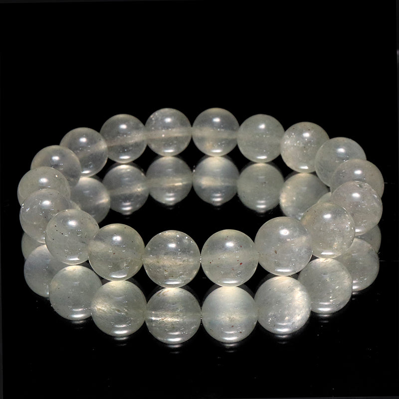 ブレス　ホワイトストロベリークォーツ＜ブラジル産＞　丸  [co-g2043]